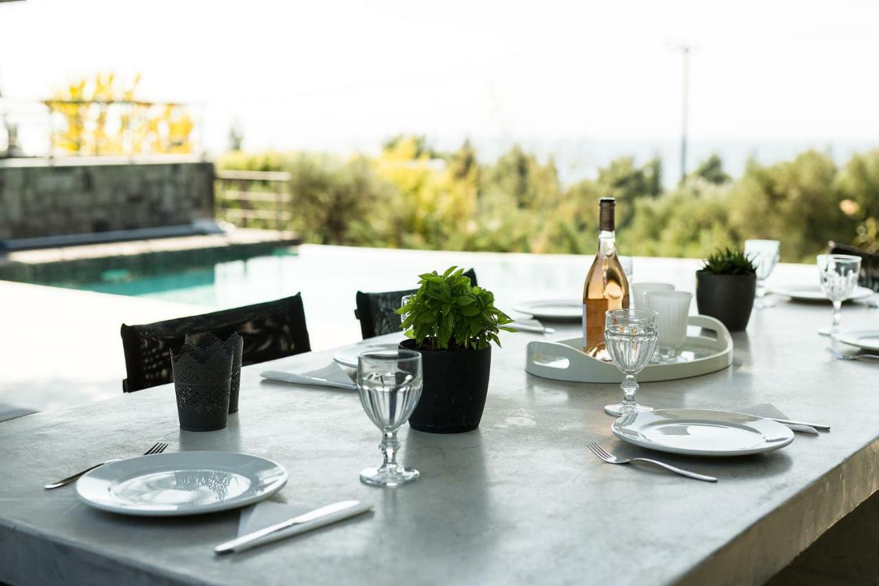 Olivia Estate Villa With Private Swimming Pool Elia Nikitis Exterior foto